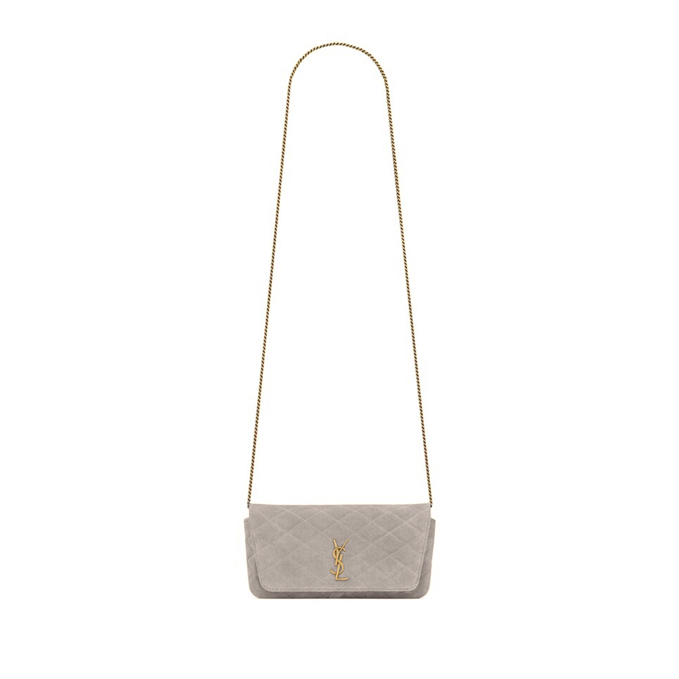 YSL GABY PHONE CASE IN SUEDE 7540511U8172638 (19*10*4.5cm)